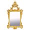 Vintage Monumental Italian Rococo Giltwood Decorative Mirror 1