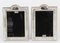 Vintage Neo-Classical Sterling Silver Photo Frames by Harry Frane, Set of 2 13