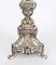 19th Century Baroque Silver Plated Ecclesiastical Candlesticks, Set of 2, Image 14