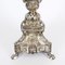 19th Century Baroque Silver Plated Ecclesiastical Candlesticks, Set of 2, Image 9