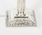 Antique Victorian Silver Plated Doric Column Table Lamp, Image 6