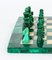 20th Century Malachite & Carrara Marble Chess Board 8