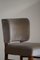 Swedish Modern Dining Chair in Solid Oak & Velvet by Otto Schulz 4