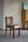 Swedish Modern Dining Chair in Solid Oak & Velvet by Otto Schulz 10