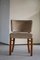 Swedish Modern Dining Chair in Solid Oak & Velvet by Otto Schulz, Image 3