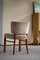 Swedish Modern Dining Chair in Solid Oak & Velvet by Otto Schulz 6