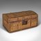 Antique Spanish Leather Dome Trunk , 1750s 1
