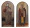 Jesus Christ and St. Peter, Oil on Canvas, Set of 2 1
