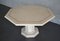 Octagonal White Marble Table 4