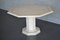 Octagonal White Marble Table 1