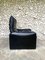 Black Leather Maralunga Armchair by Vico Magistretti for Cassina 7