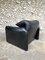 Black Leather Maralunga Armchair by Vico Magistretti for Cassina 13