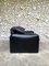 Black Leather Maralunga Armchair by Vico Magistretti for Cassina, Image 6