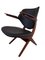 Black Leather Pelican Armchair by Louis Van Teeffelen for Webe, 1960s 10