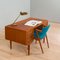 Teak Freestanding Desk with Back Cabinet by J. Svenstrup for AP Mobler, Denmark, 1960s 2