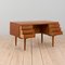 Teak Freestanding Desk with Back Cabinet by J. Svenstrup for AP Mobler, Denmark, 1960s 10