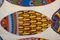 Art Fish bestickter Suzani Kissenbezug aus Baumwolle 2