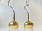 Vintage Brass Pendant Lamps by Hans-Agne Jakobsson for Markaryd, 1960s, Set of 2 6