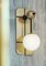 Rift Wall Light in Brass by Bert Frank 5