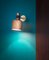Single Riddle Wandlampe aus Messing von Bert Frank 4