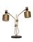 Double Riddle Table Lamp in Brass by Bert Frank, Image 1