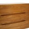 Italienisches Birkenholz Sideboard mit Messing Details 6