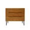 Italian Birch Sideboard with Brass Detail 1