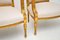 Antike französische Armlehnstühle aus vergoldetem Holz, 1930er, 2er Set 9