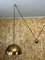 Mid-Century Brass Double Counterbalance Pendant Lamp by Florian Schulz, Image 11