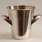 German Silver-Plated Champagne Ice Bucket by Wilhelm Wagenfeld for WMF, 1950s 4