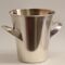 German Silver-Plated Champagne Ice Bucket by Wilhelm Wagenfeld for WMF, 1950s 3