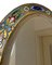 Antiker französischer Spiegel mit emailliertem Bronzerahmen 4