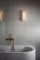 Lampada da parete grande in nichel satinato di Bert Frank, Immagine 3
