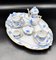 Blue Coffee Set from Herend Porcelain, Hungary, Set of 9, Image 1