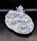 Blue Coffee Set from Herend Porcelain, Hungary, Set of 9 5