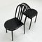 Black No.222 Chair by Robert Mallet-Stevens for Pallucco Italia, 1980s, Set of 4, Image 5