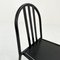 Black No.222 Chair by Robert Mallet-Stevens for Pallucco Italia, 1980s, Set of 4 6