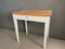 Antique Cream Fir Table with Drawer 3