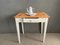 Antique Cream Fir Table with Drawer, Image 7