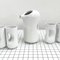 Ceramic Pitcher & Glasses by Enzo Bioli for Il Picchio, 1960s, Set of 7, Image 3