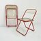 Coral Frame Plia Folding Chair by Giancarlo Piretti for Anonima Castelli, 1960s 7