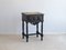 Ebonised Tapestry Side Table, Image 1