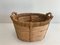 Rattan, Rope and Wood Log Basket 1