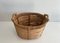 Rattan, Rope and Wood Log Basket, Image 2