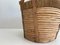 Rattan, Rope and Wood Log Basket, Image 10