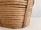 Rattan, Rope and Wood Log Basket 9