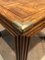 Wood and Brass End Tables, Set of 2 8