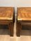 Wood and Brass End Tables, Set of 2 5