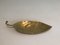 Vintage Brass Leaf Bowl 1