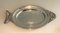 Silver Metal Fish Tray 12